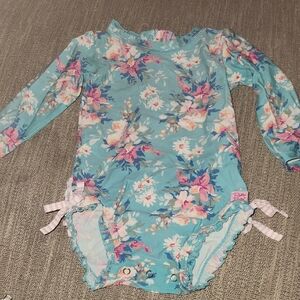 Floral Long Sleeve Baby Bodysuit